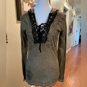 ☘️Pro Rodeo top. Size Medium